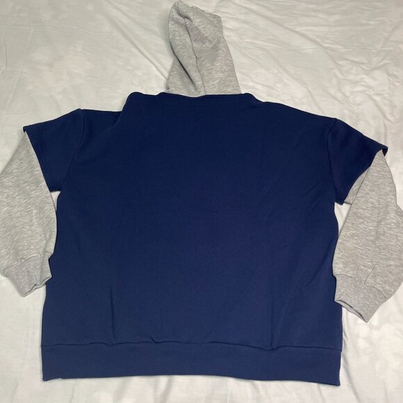 Forever 21 Unisex Navy & Gray “Los Angeles” Hoodie – Fits Men & Women – Size S – - Picture 6 of 10